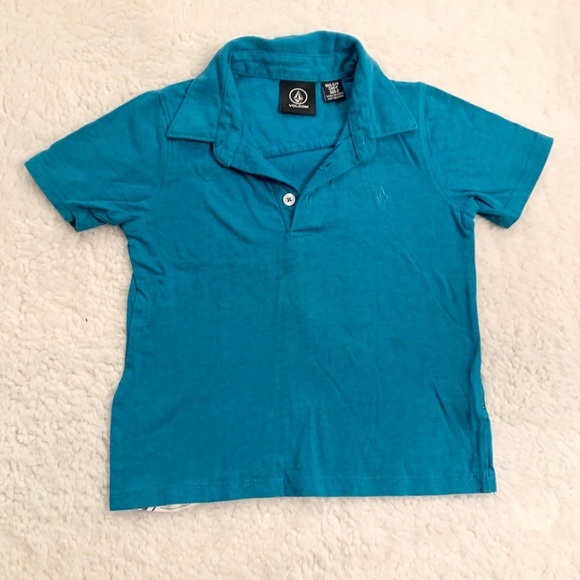 Volcom | Polo Short Sleeve Shirt Boys Size 4 Collared - Picture 5 of 9